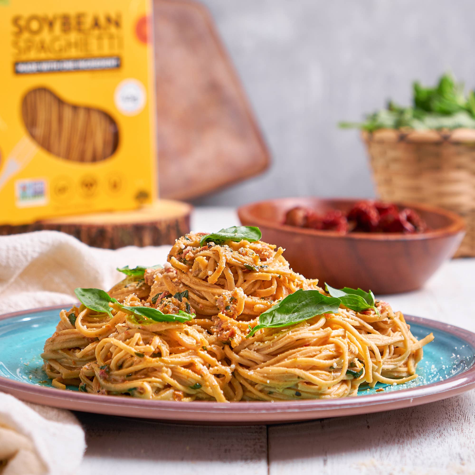The Only Bean - Wholesale Pasta - Organic Soybean Spaghetti - Gluten Free Pasta (6 pack)5