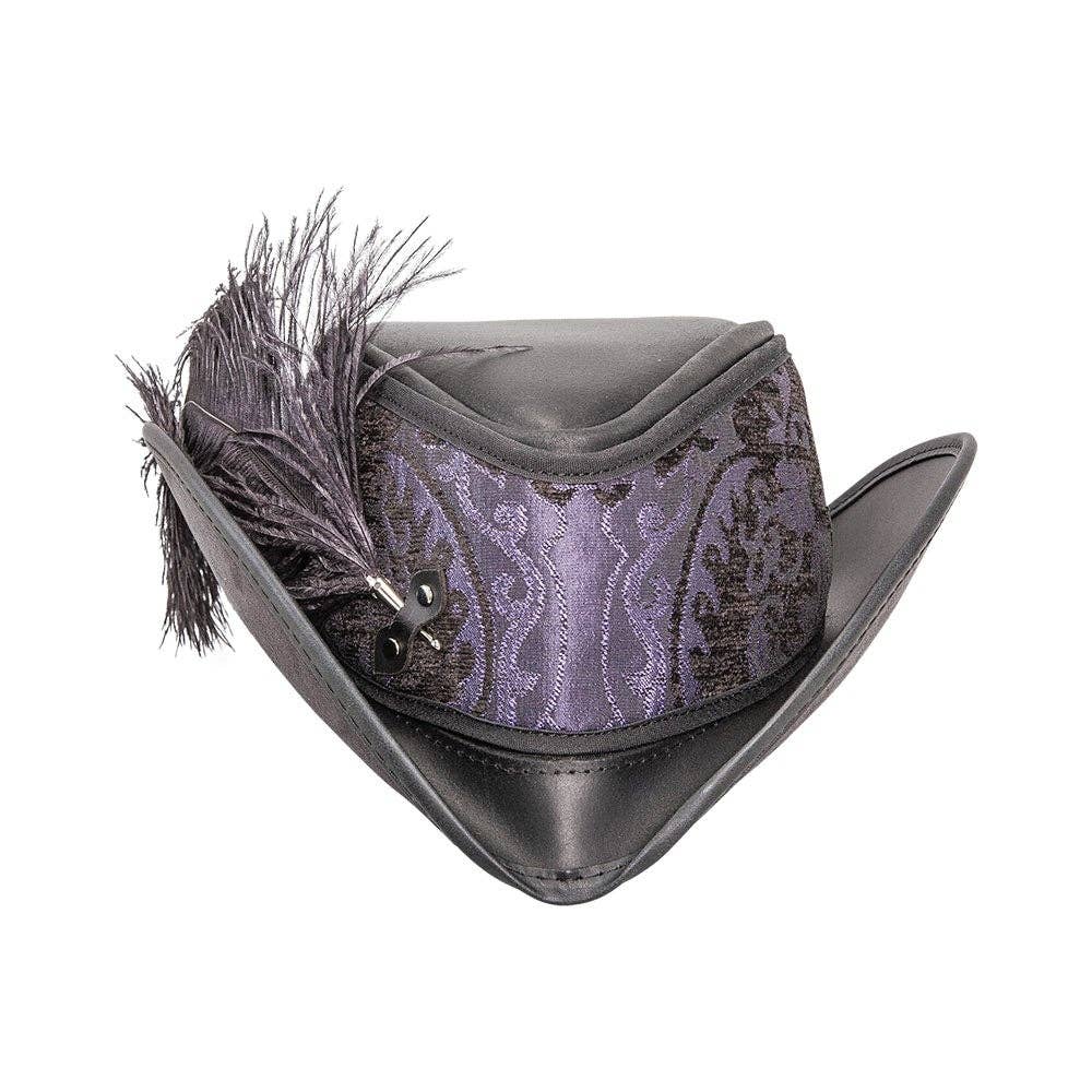 American Hat Makers - Vendita all'ingrosso Fedora - Unisex - Cappello da Festival in Pelle - Stile Reversibile Ren9