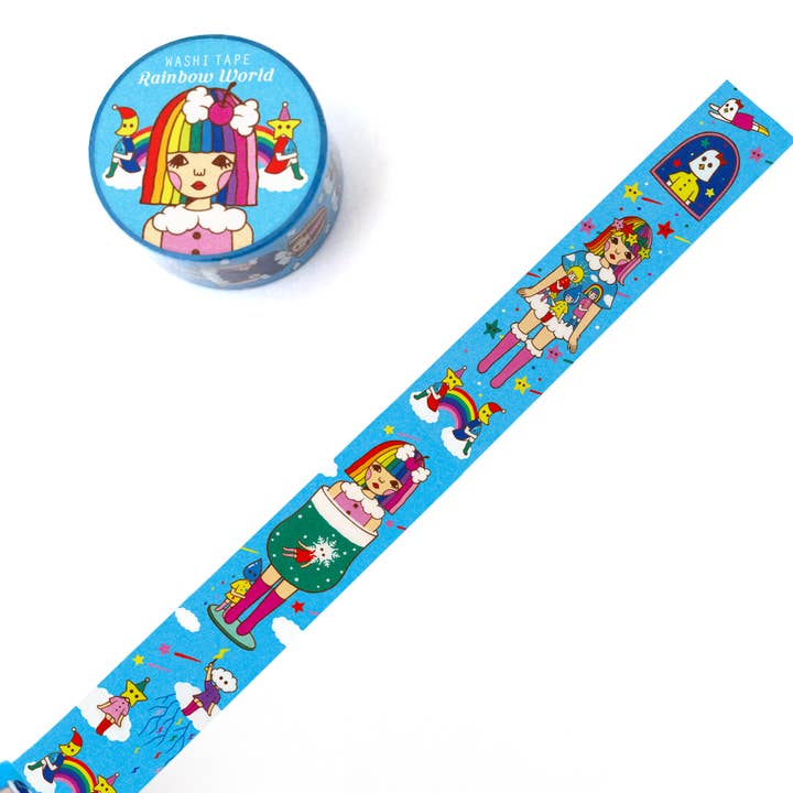 Naoshi - Wholesale Washi Tape - 【Washi Tape】Rainbow World