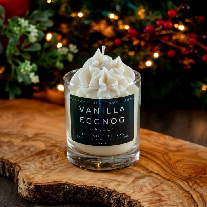 Carhart Heritage Farms - Wholesale Novelty Candle - Vanilla Eggnog Holiday Candle3