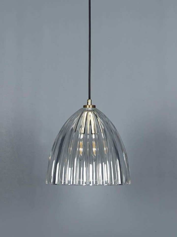 Dakar Antique Transparent Glass Pendant Light Chandelier 25 Cm | Modern Decorative Lighting For Homes & Hotels for wholesale by HEKA LIGHTING & TRADING LTD