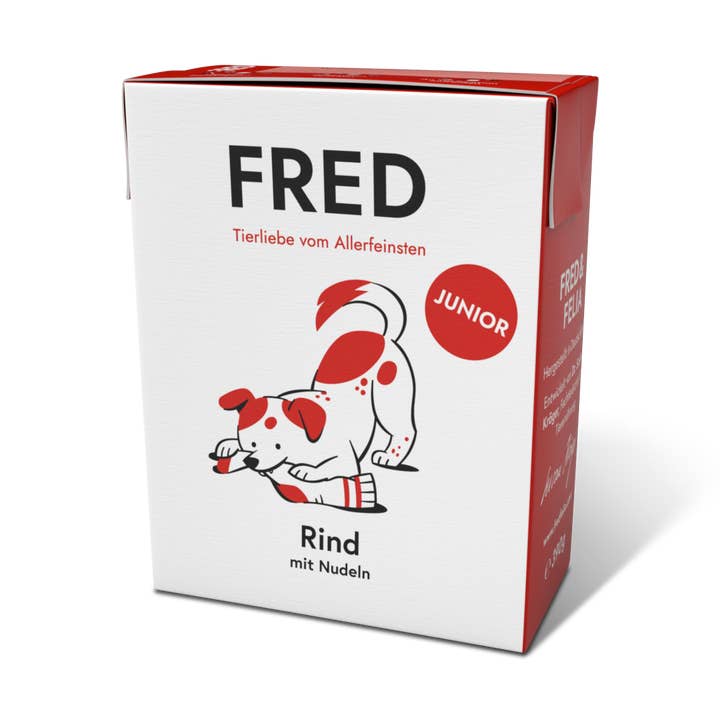 FRED Manzo con pasta (Junior) per la vendita all'ingrosso da parte di FRED & FELIA