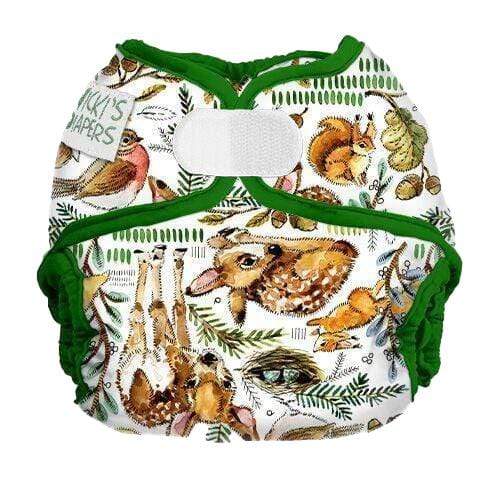 Capa Fraldas Nicki H&L - Wildwood - NB por atacado de Nicki's Diapers (Planetwise Wholesale)