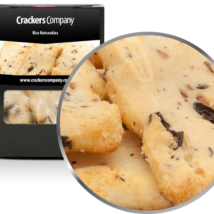 Ris møtrik cookies. PU med 32 stk og 30g indhold pr stk. for engroshandel hos CrackersCompany