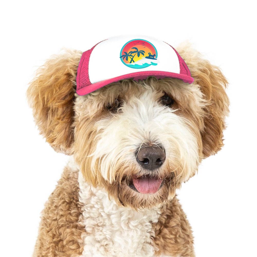 PupLid - Wholesale Pet Hat - Dog - Surfer Dog Standard or Namedrop | Trucker Hat for Dogs20