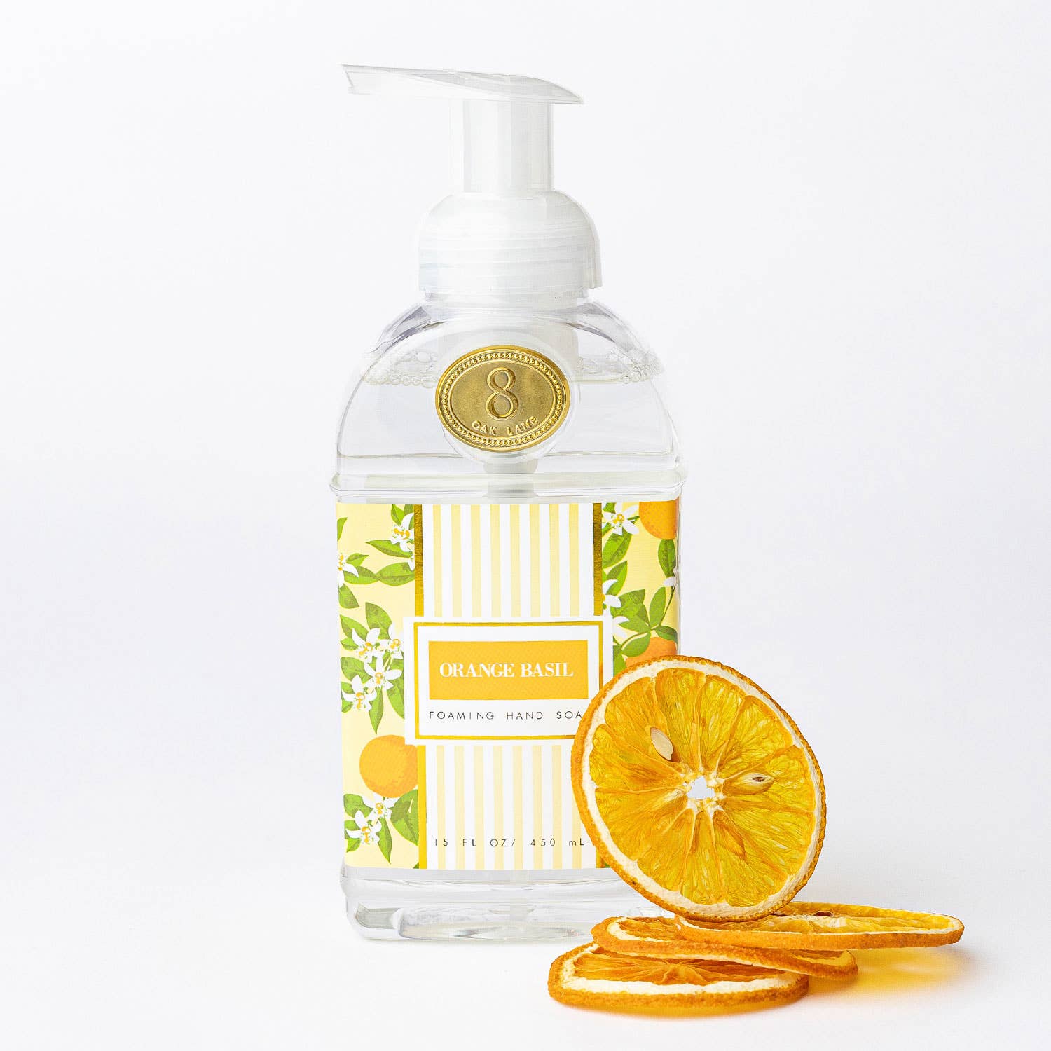 8 Oak Lane - Wholesale Handzeep - Orange Basil schuimende handzeep 443 ml0