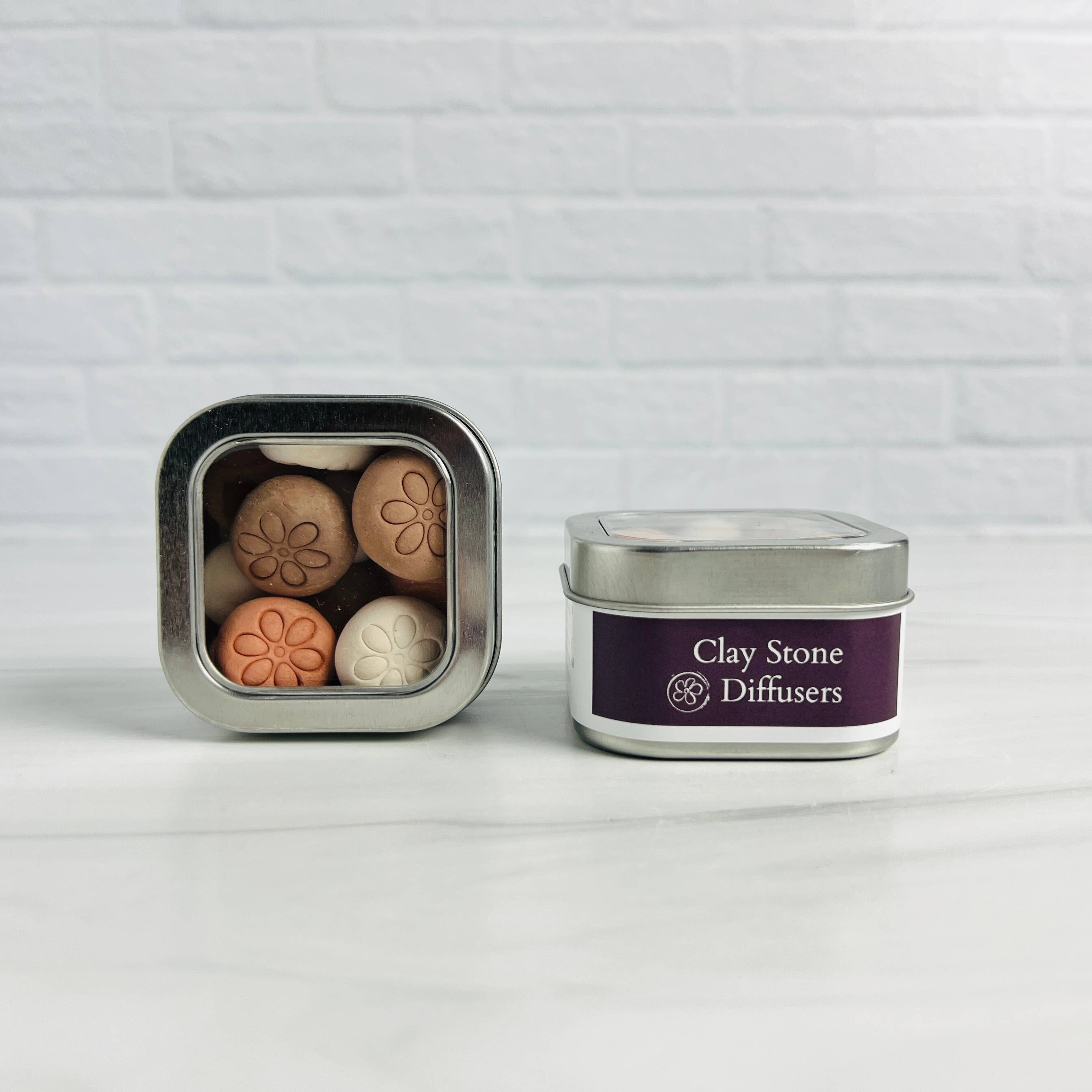 Blooming Light Botanical Alchemy, llc - Wholesale Reed Diffuser - Clay Diffusing Stones Tin1