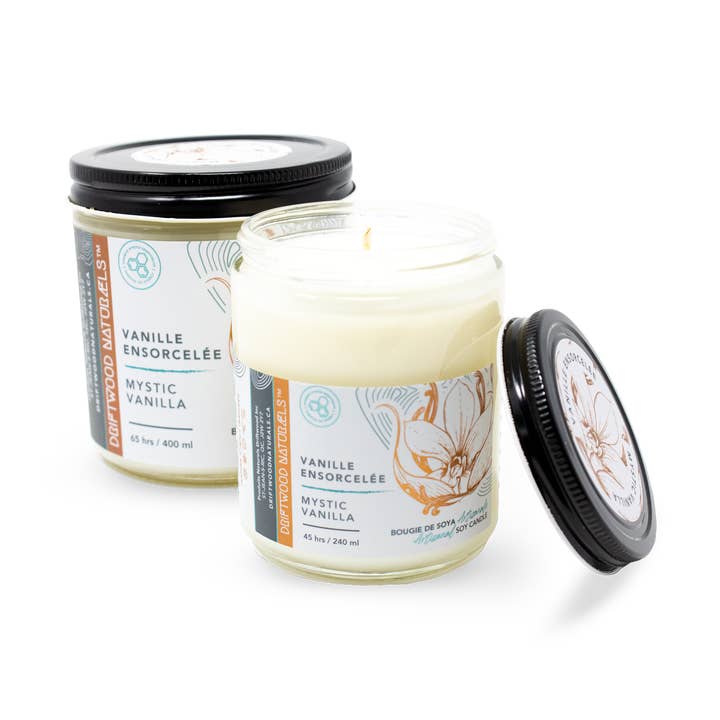 Vanille Ensorcelée - Bougie de Soya Artisanale for wholesale by DRIFTWOOD NATURALS