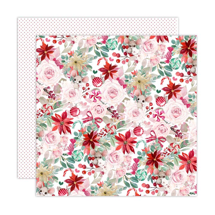 Papel con estampado DS Strawberry Shortcake de 12 x 12 (paquete de 25) para venta al por mayor de Pretty Little Studio