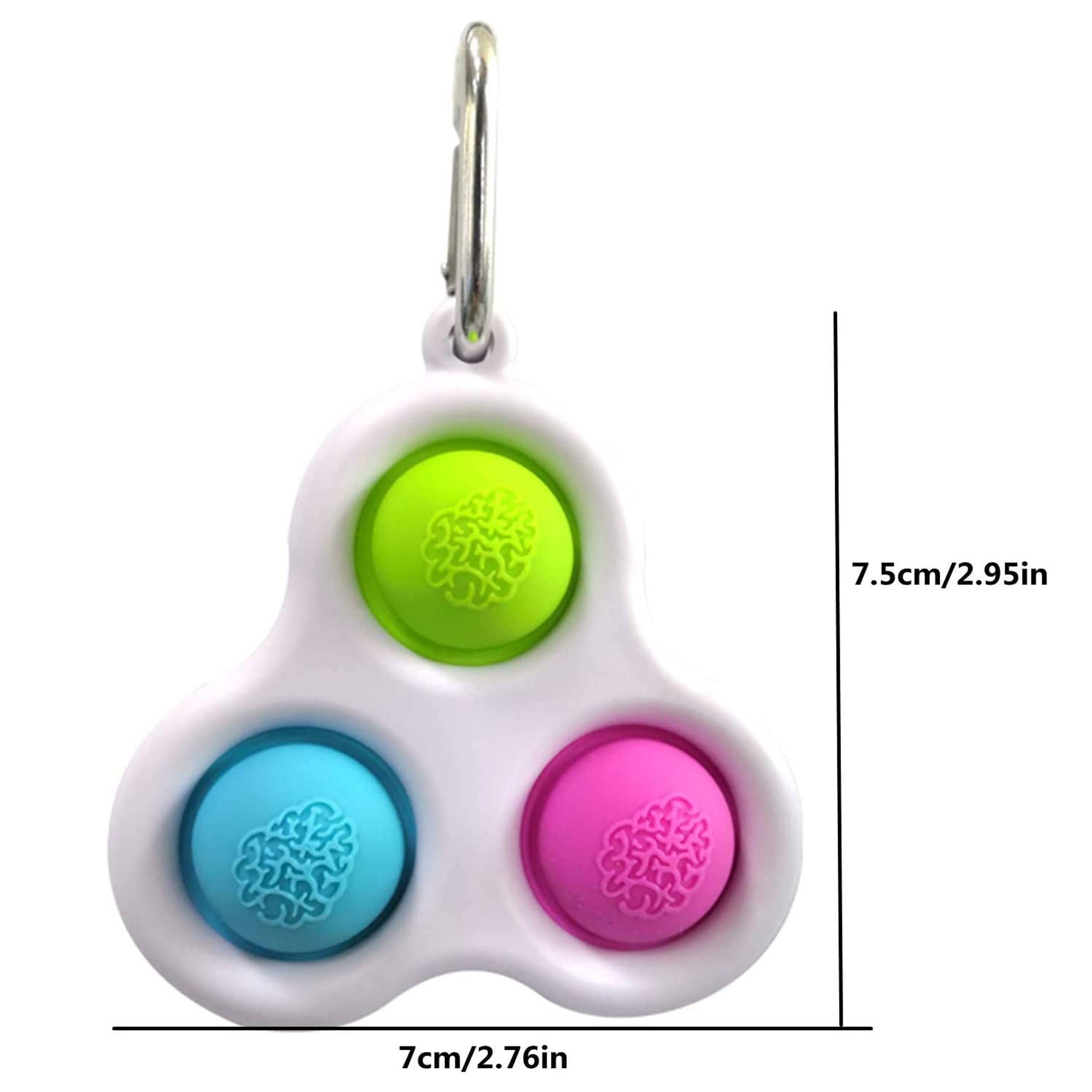JSBlueRidge Toys - Wholesale Fidget Toy - Kids - Simple Dimple Bubble Popper Keychain Toy2