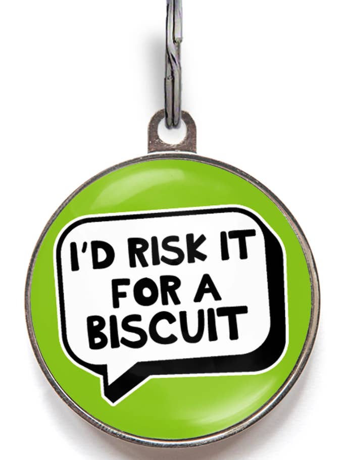 Riskier es für einen Keks – Lustige Hunde-QR-Marke für den Großhandel von WagATudeTags