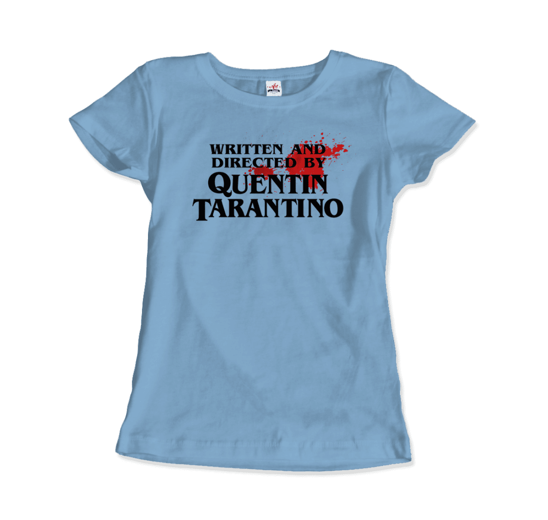 Art-O-Rama Shop - Wholesale Screen Printed T-Shirt - Women's - Written and Directed by Quentin Tarantino (Bloodstained) T-Shirt22