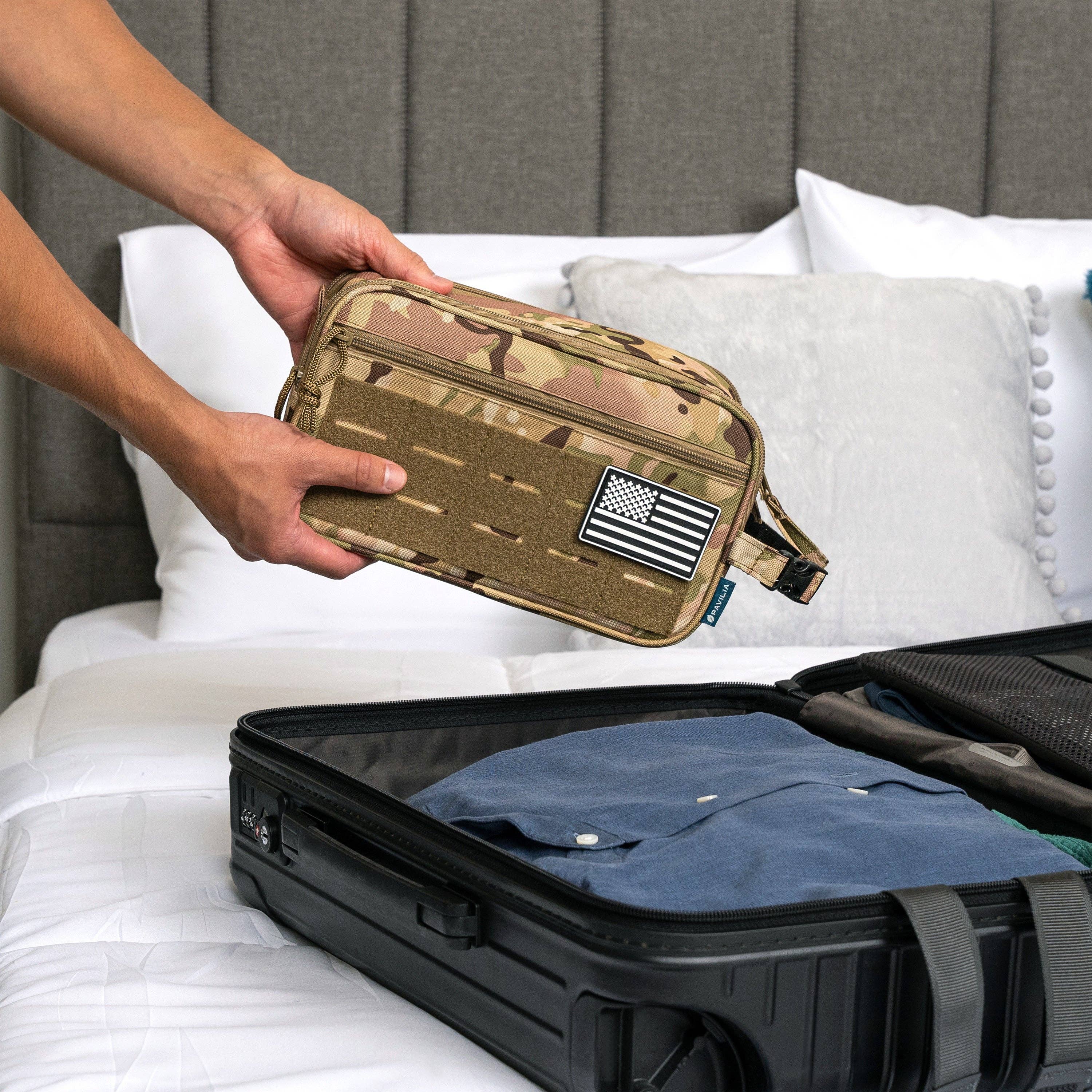 Pavilia - Venta al por mayor Neceser - Hombre - Bolsa de Aseo Táctica Militar22