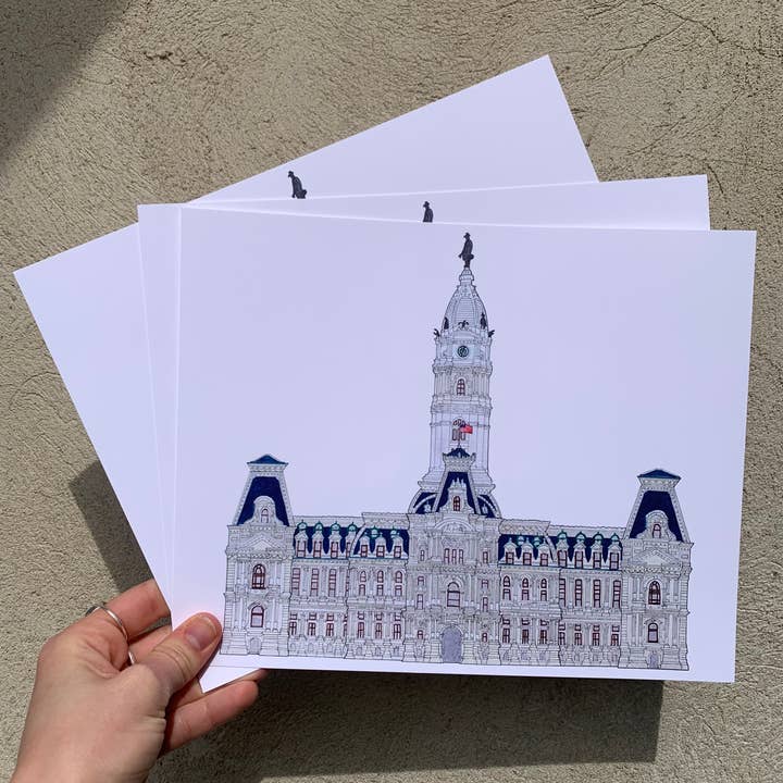 Philadelphia City Hall 8x10 Print for wholesale by ArtByAlicia
