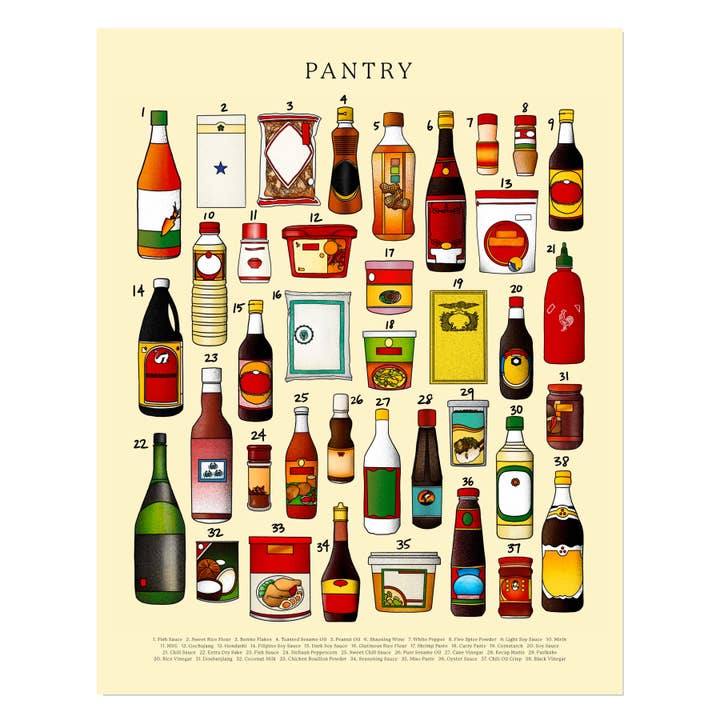 Felicia Liang - Wholesale Poster - Asian Pantry Poster Print