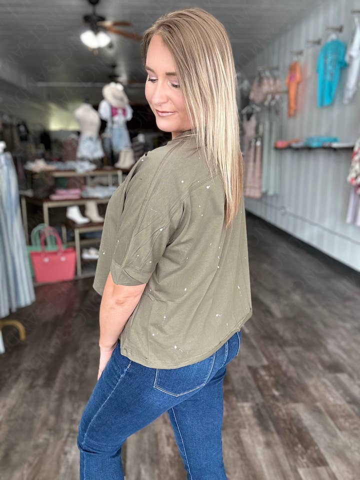 Forever3AM - Wholesale T-Shirt - Women's - Addison paint splatter and distressed tshirt12