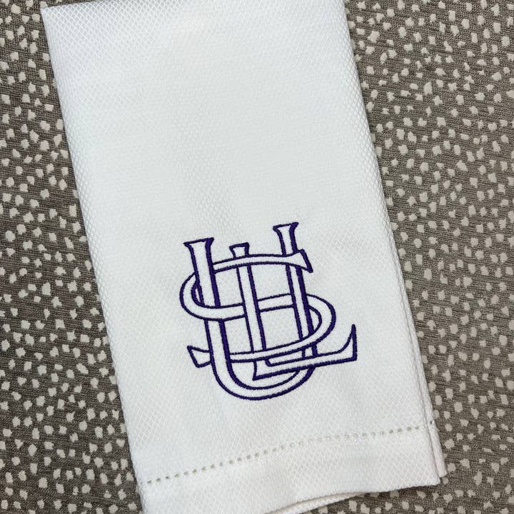 LSU Huck Towel for wholesale by Oh Happy Day Shoppe
