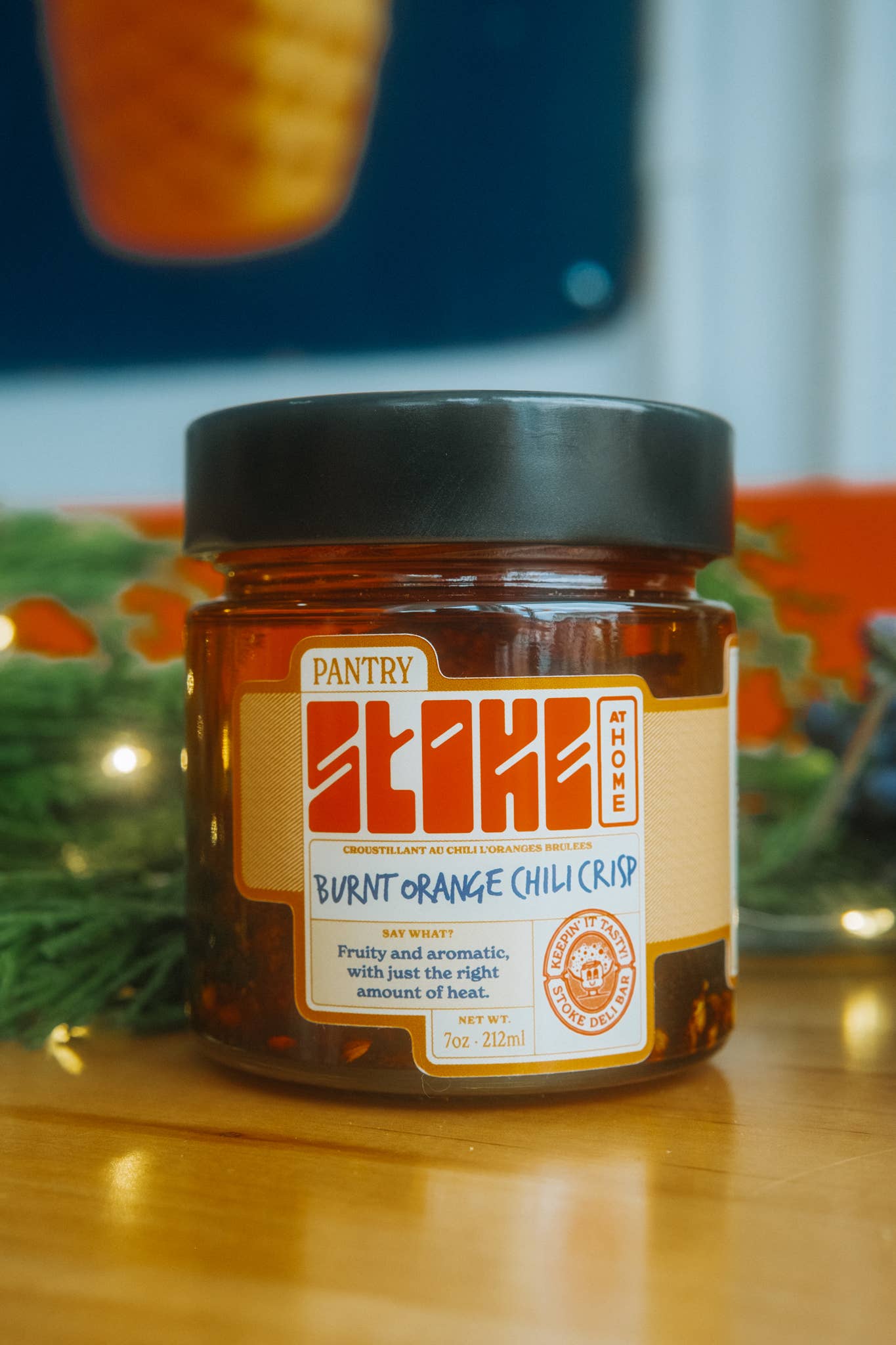 Stoke at Home - Wholesale Chili Paste - Burnt Orange Chili Crisp1