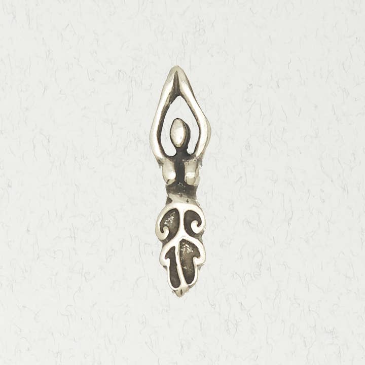 Goddess Pewter Necklace Pendant - The Priestess for wholesale by Nirvana LLC