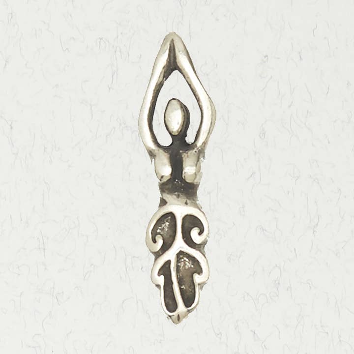Goddess Pewter Necklace Pendant - The Priestess for wholesale by Nirvana LLC