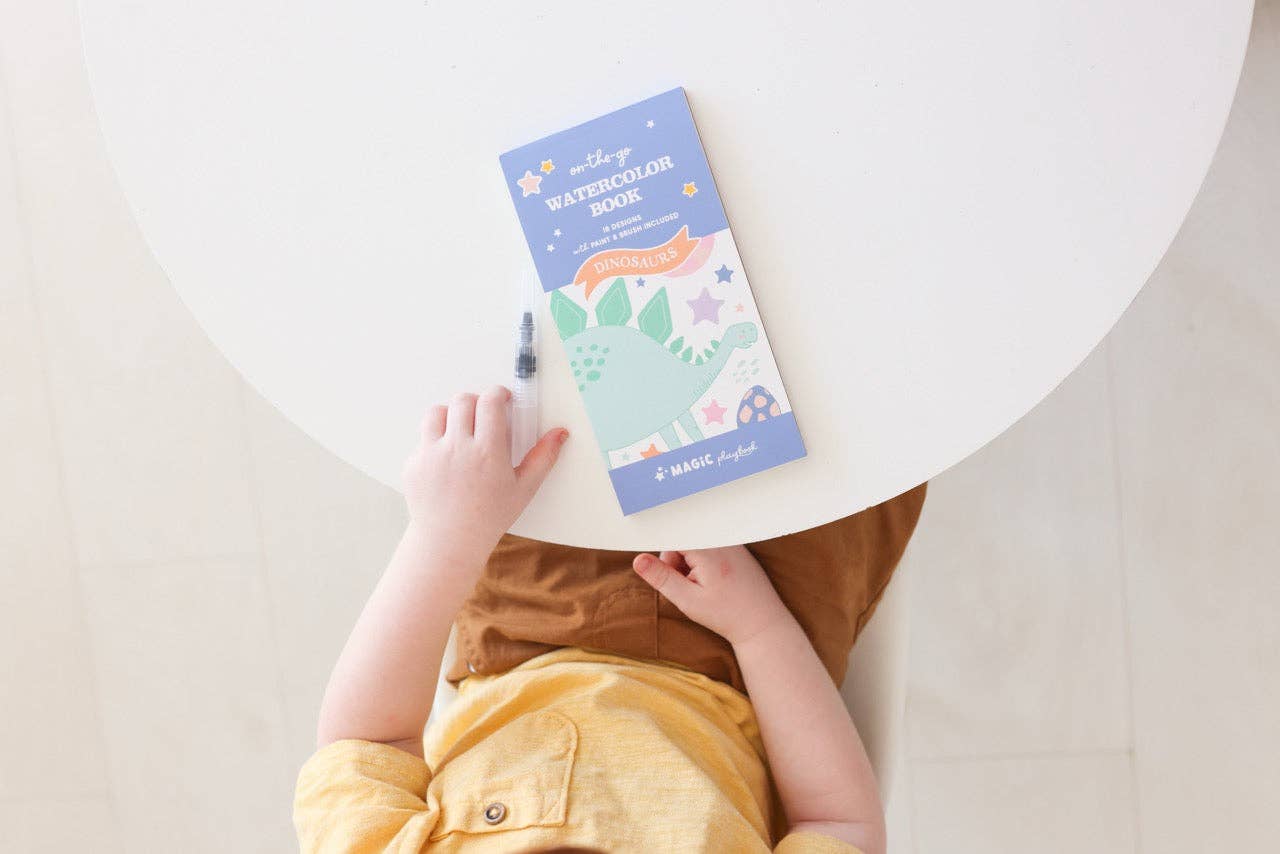 MagicPlaybook - Wholesale Art Set - Kids & Baby - Dinosaur Watercolor Book for Kids Portable, Screen-Free Art1