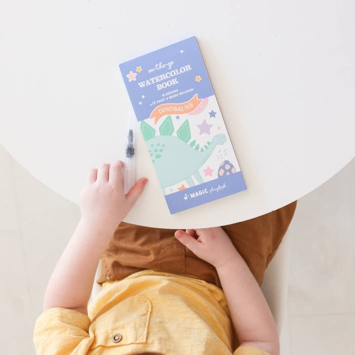 MagicPlaybook - Wholesale Art Set - Kids & Baby - Dinosaur Watercolor Book for Kids Portable, Screen-Free Art1