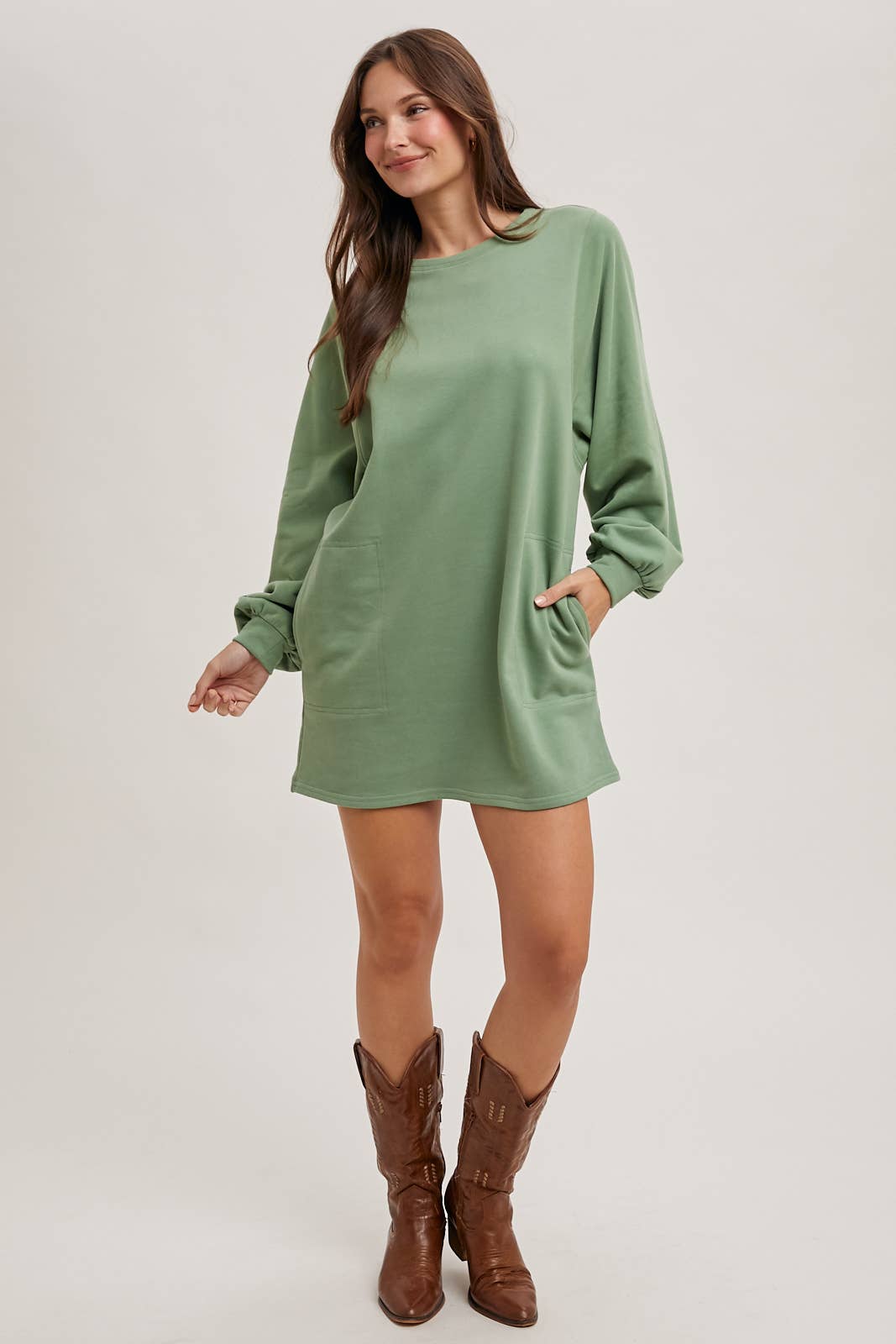 Bluivy - Vente Robe – femme - Robe mini en french terry13