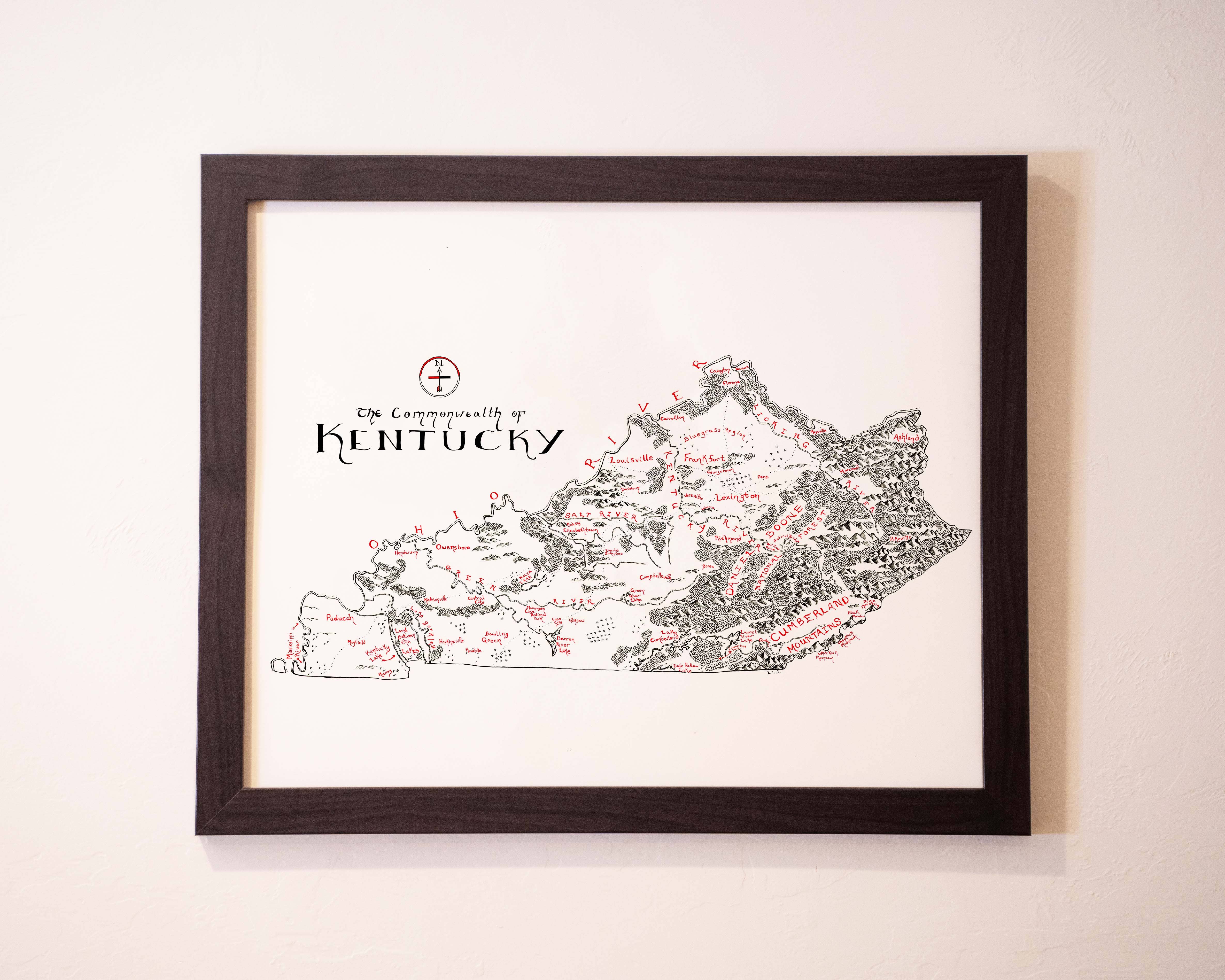 Lord of Maps - Wholesale Map - Kentucky Map7