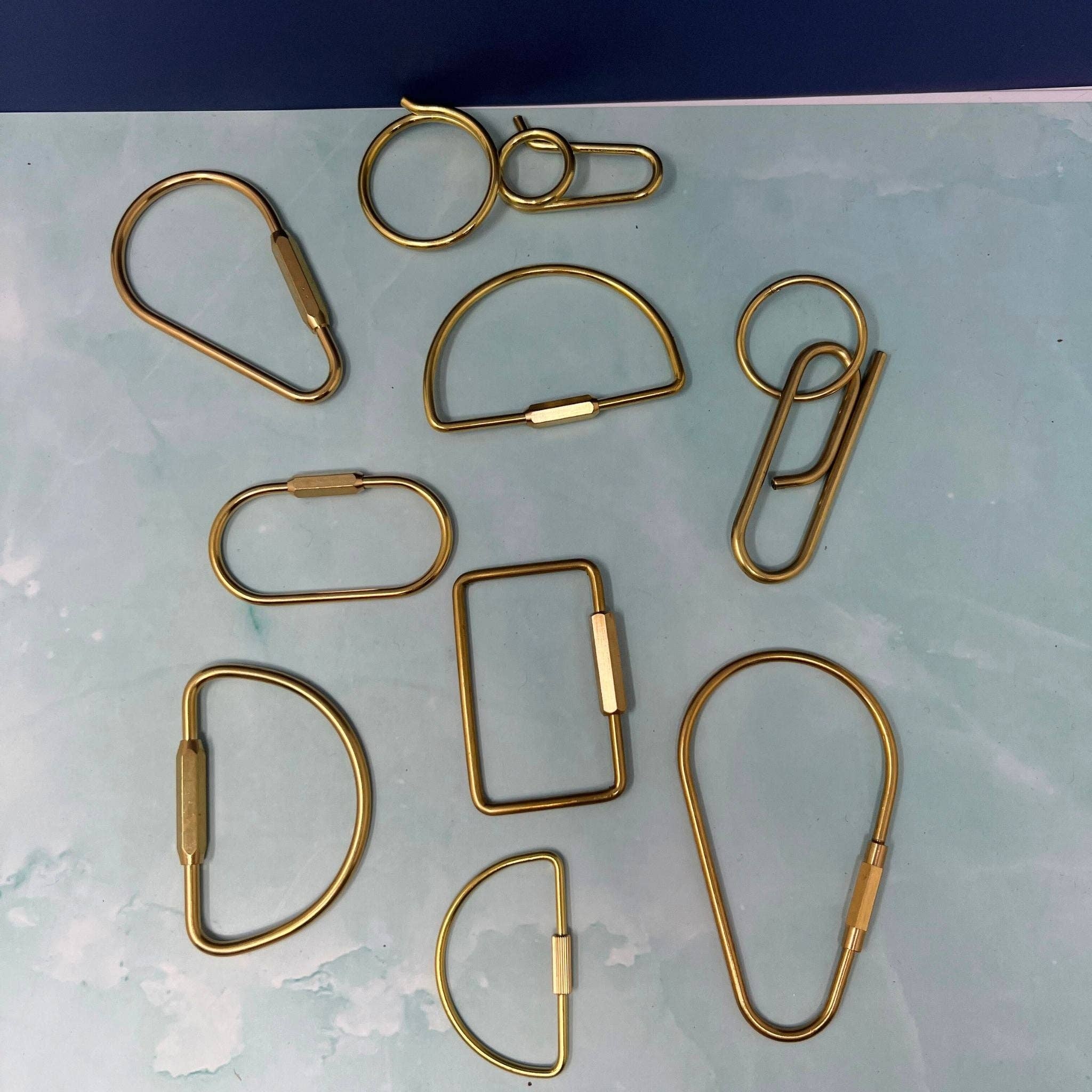 Rainbow Unicorn Birthday Surprise - Wholesale Keychain - Unisex - Carabiners - Brass  - Assorted Shapes8