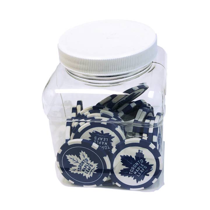 25 NHL Pokerchips Toronto Maple Leafs för wholesale av CaddyPro Golf Products Ltd.