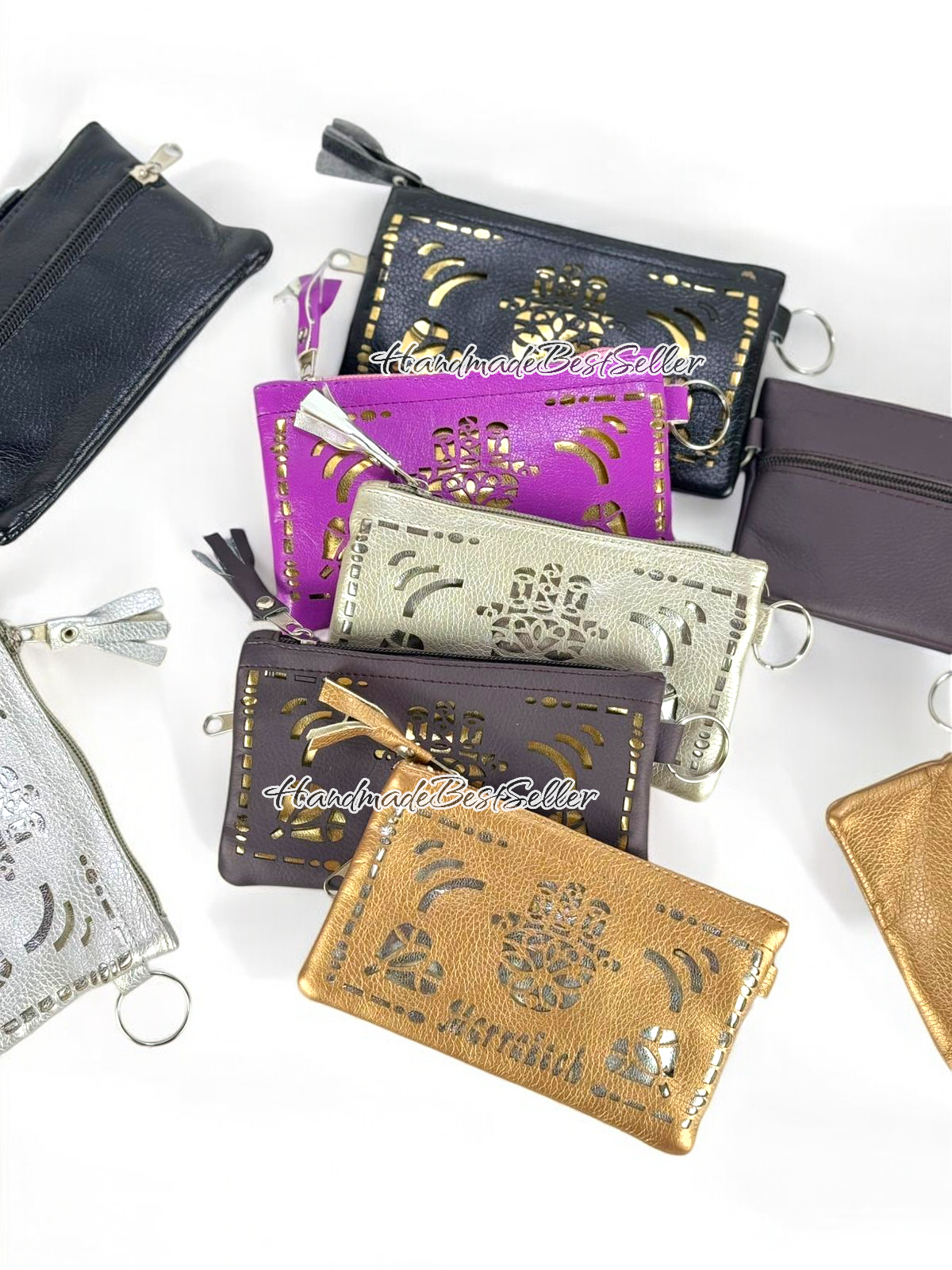 HandmadeBestSeller – wholesale Coin purse – Women’s – Handmade Faux Leather Coin Purse with Keyring6