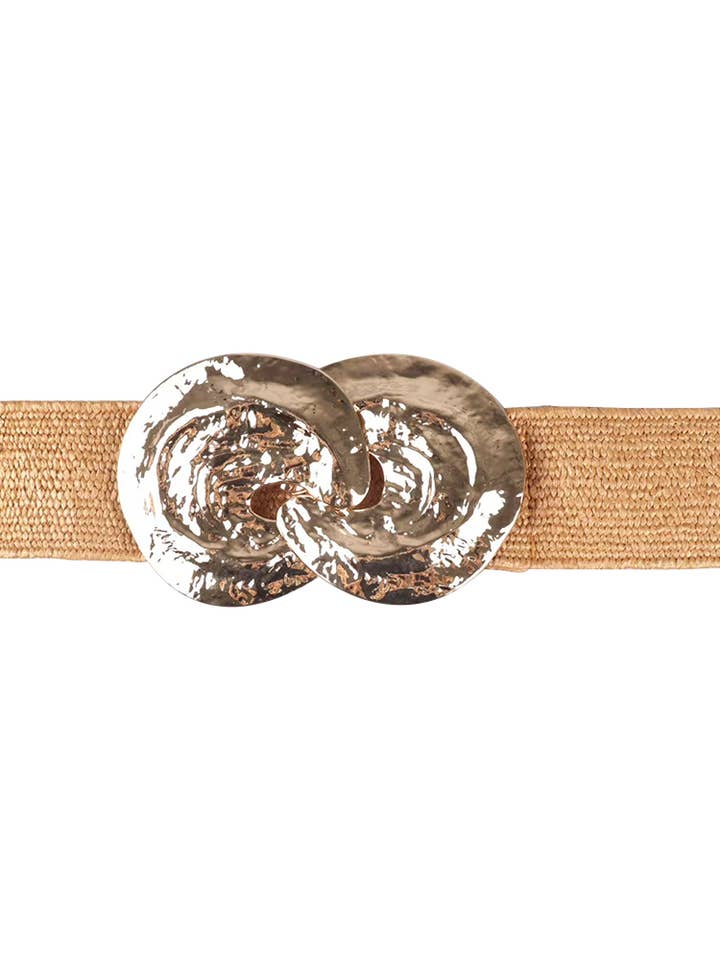 Ronde Metalen Gevlochten Riem JCB-1897 voor wholesale door anbfashion