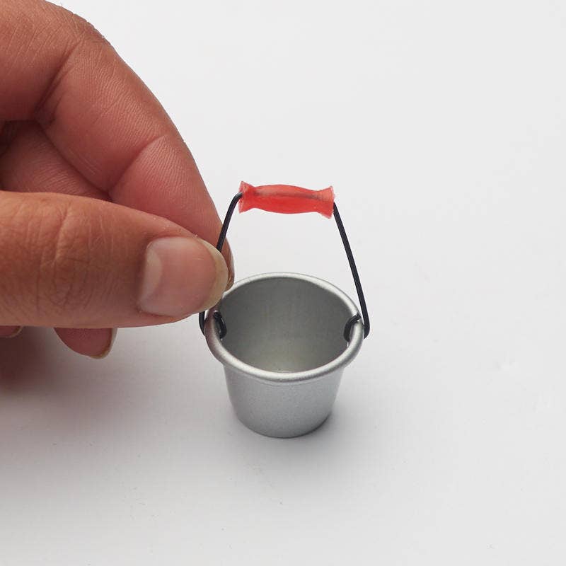 Factory Direct Craft - Wholesale Bucket/Pail - 1-1/2" Miniature Silver Bucket0