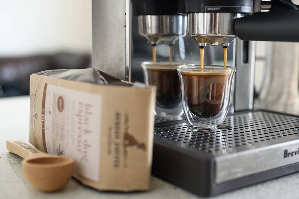 Rescue Coffee Co. - Wholesale Coffee Beans - Black Dog Espresso | Medium Roast | 1lb Bag | Organic Coffee2