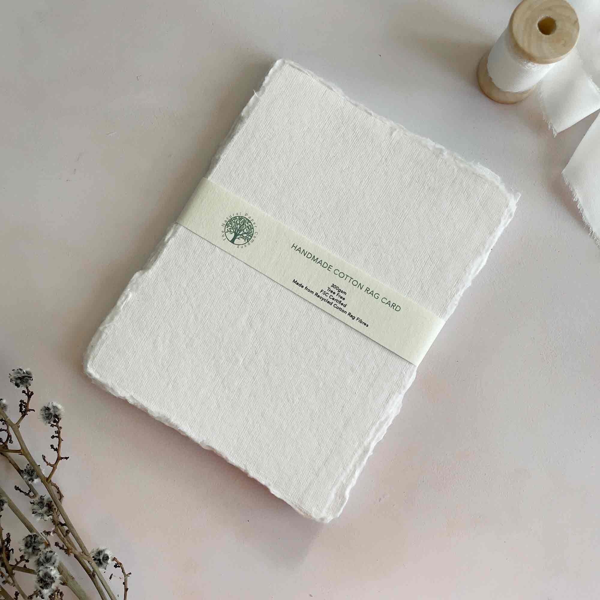 The Natural Paper Company – wholesale Stationery/notecard set – Whisper White Handmade Cotton Rag Paper, Card and Envelopes4
