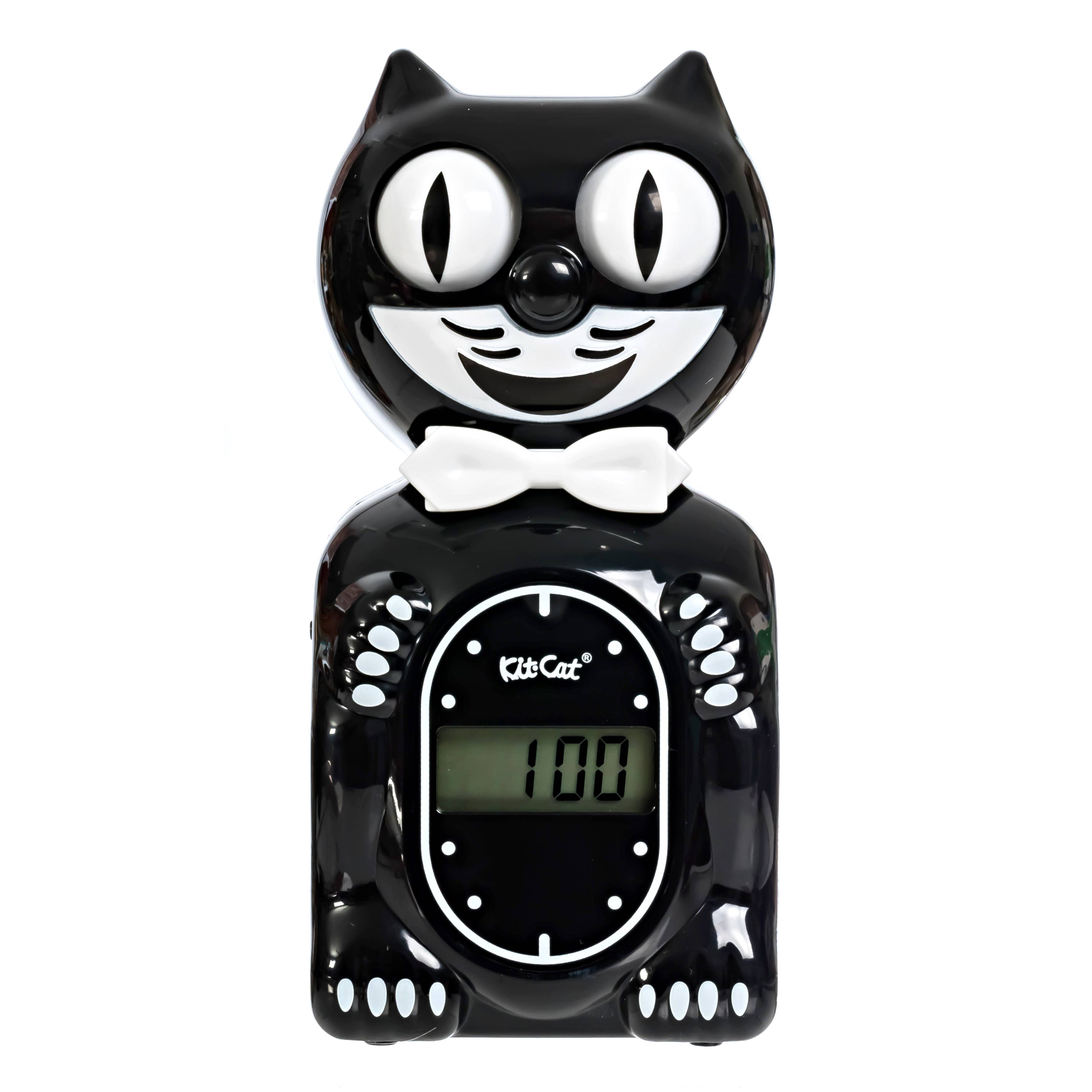 Kit-Cat Klock – wholesale Alarm clock – Solar Kit-Cat Digital Alarm Klock – Classic Black1