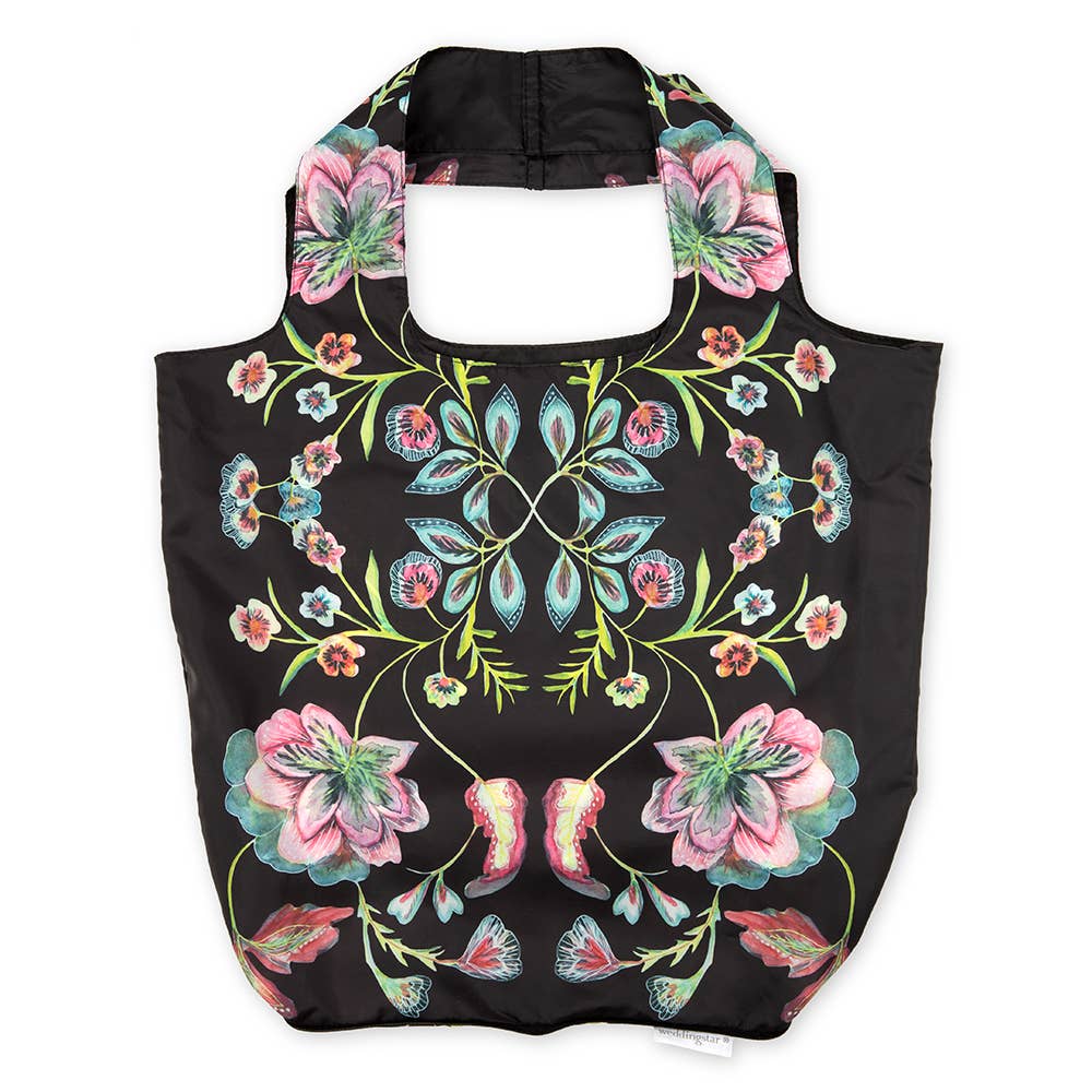 Weddingstar Inc. - Vente Sacs de course/à provisions - Sac fourre-tout compact pliable réutilisable - Vintage Floral2