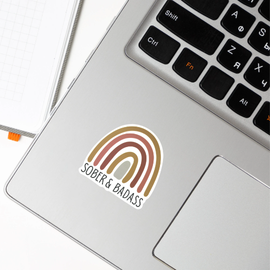 As Told By Ellie - Wholesale Sticker - Sober & Badass Sticker3