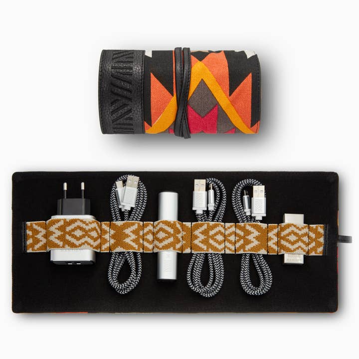 Gaucho Aztec TechRoll, Sort (Rød/Orange/Sort) for engroshandel hos Mantidy