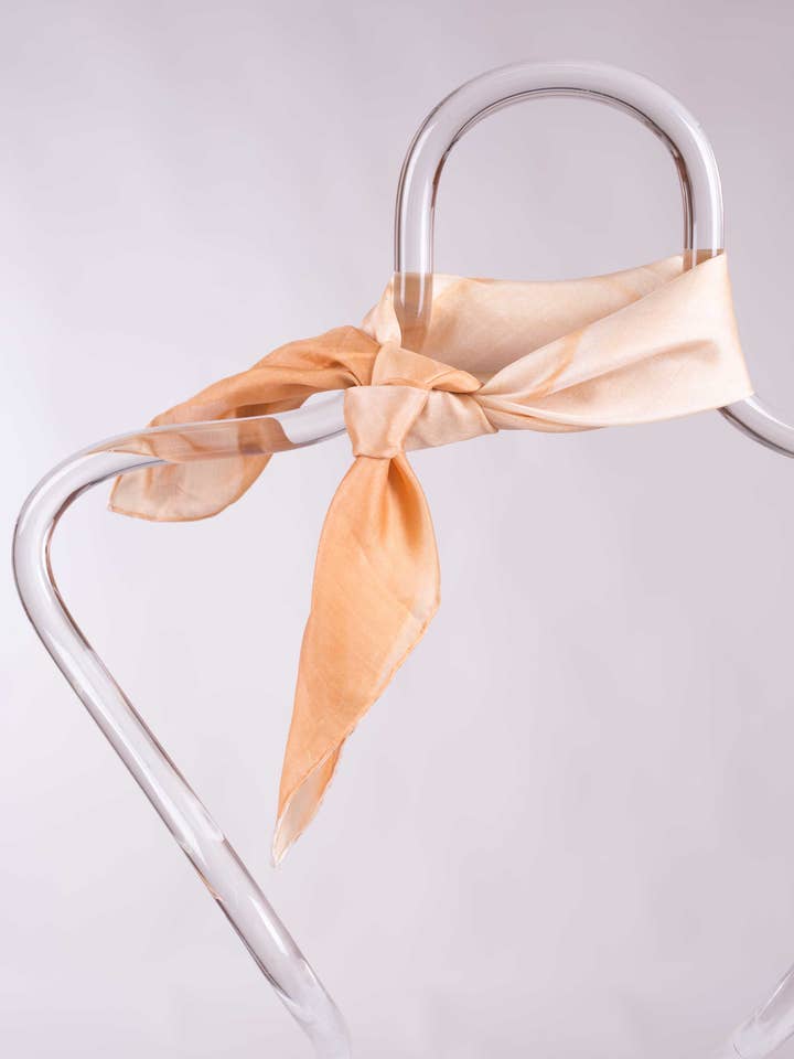 Firkantet silketørklæde i gaze, 55 x 55 cm for engroshandel hos MR Complements