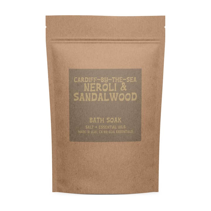 Cardiff-by-the-Sea Neroli & Sandalwood Bath Salts for wholesale by Ojai Essentials