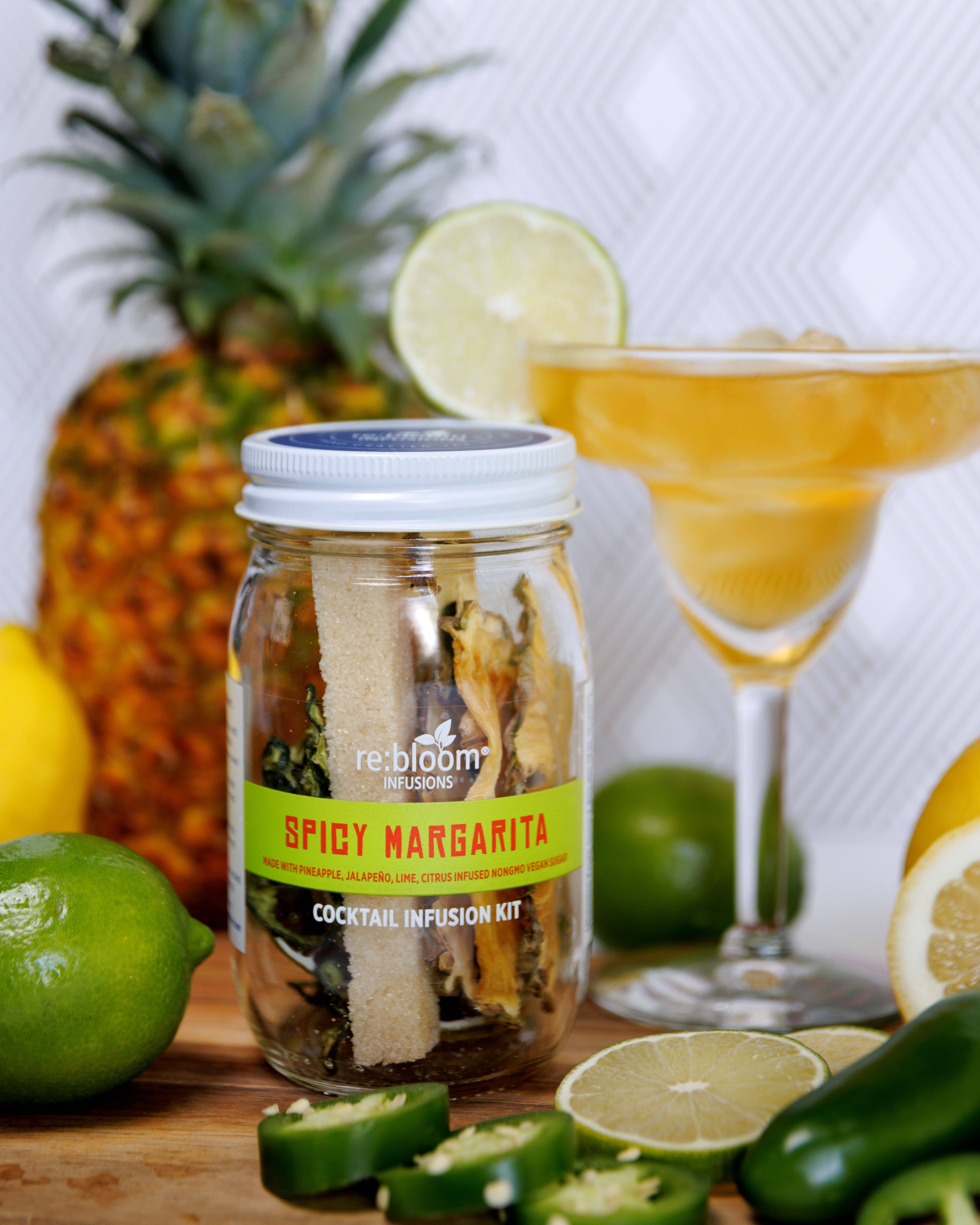 RE:BLOOM INFUSIONS LLC - Wholesale DIY Drink Kit - Spicy Margarita Cocktail Mocktail Dehydrated Infusion Kit2