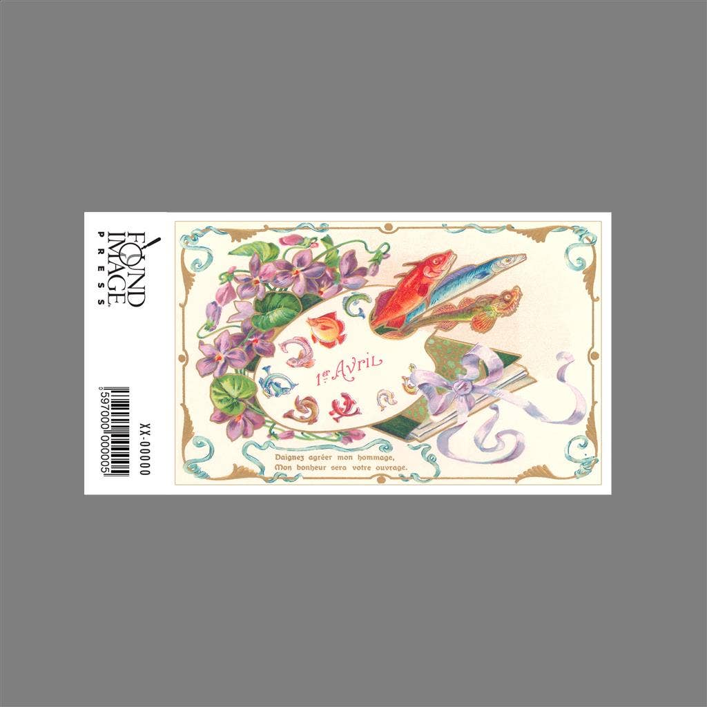 Found Image Press - Wholesale Sticker - Sticker FE-64 April First Card1