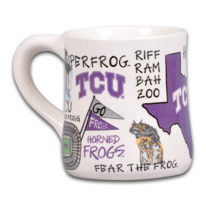 TCU Icon Mug for wholesale by MAGNOLIA LANE