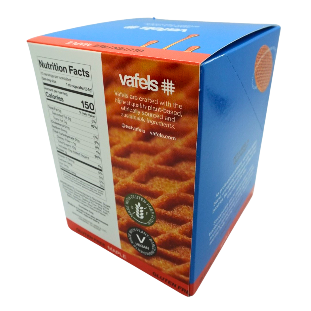 Vafels - Vendita all'ingrosso Biscotti - Stroopwafel al Caramello Senza Glutine - Confezione da 10 pezzi2