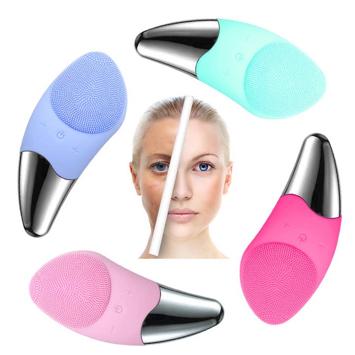 Savoy Active - Wholesale Facial Cleanser - Silicone Facial Cleansing Brush - Green3