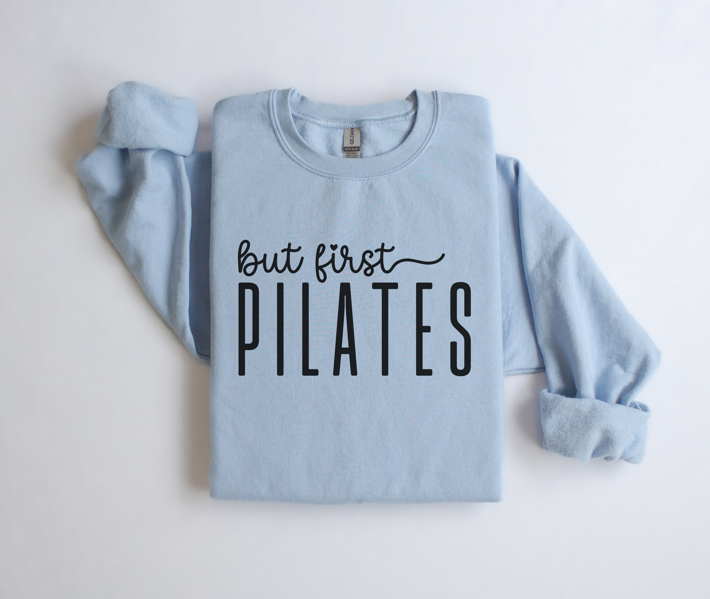 Stiles Tee Co. – wholesale Sweatshirt med tryck - Unisex – Pilates-tröja – Men först Pilates – Träningskläder3