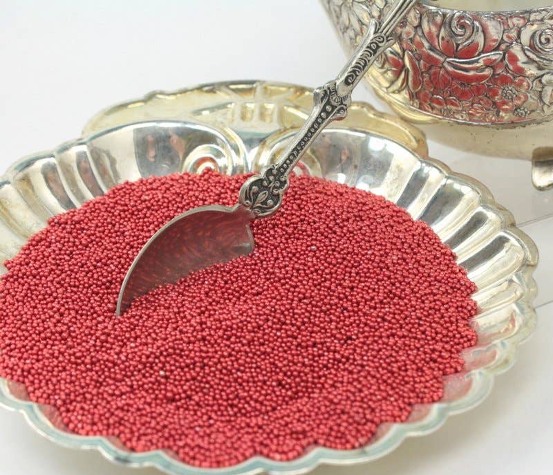 rouge Rouge - Perles décoratives en verre pour artistes, ongles et loisirs créatifs en vente sur Faire4