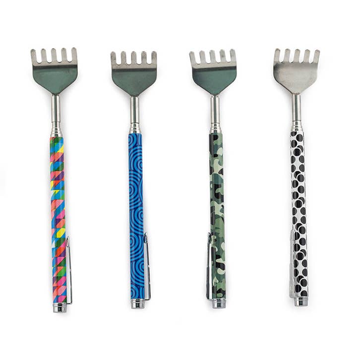 Kikkerland Design Inc - Wholesale Body Brush - Back Scratcher Assorted Prints1