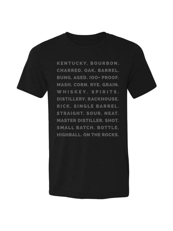 Bourbon Words - Tee for wholesale by Hazel + Hunt